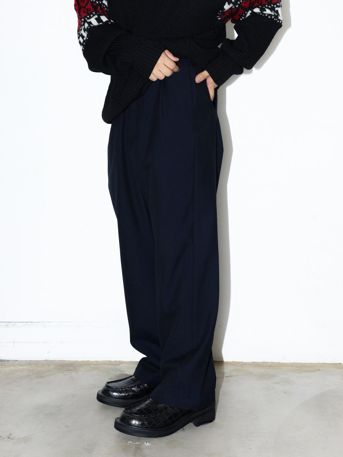 OL　WOOL TECH EASY SLACKS