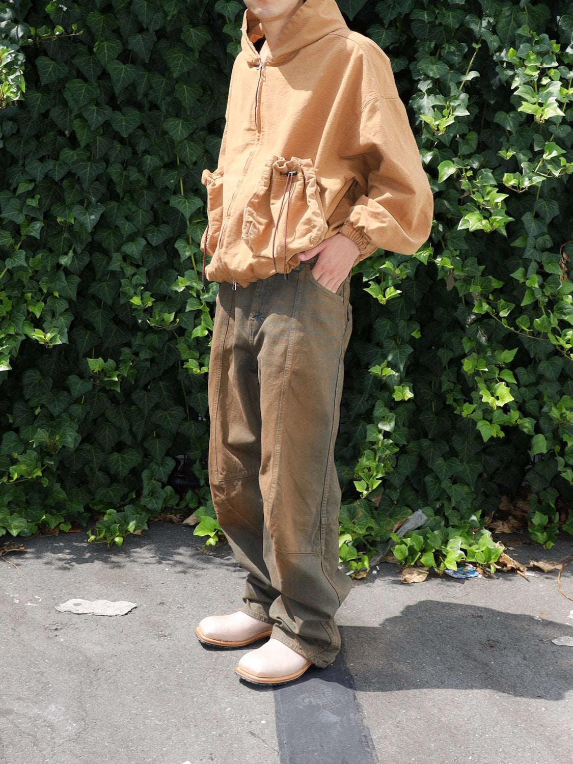 "KINCHAKU" DUCK HOODIE