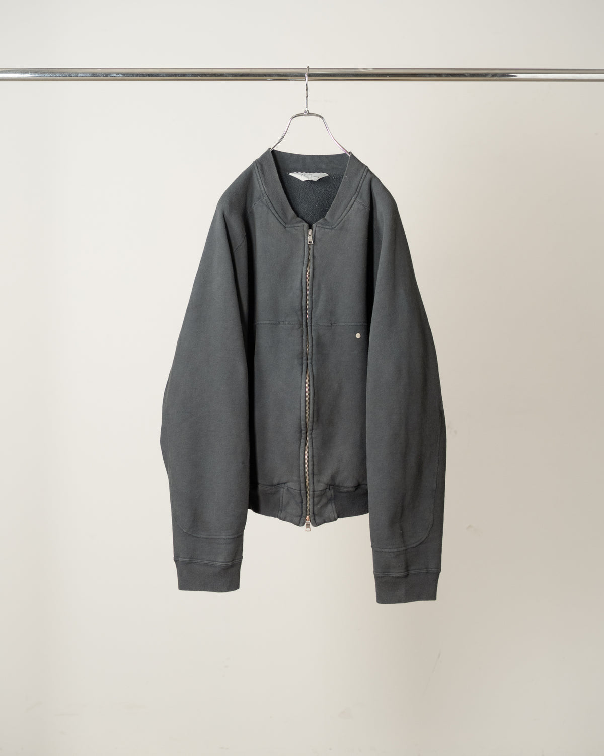 ANCELLM　FLEECE-LINED SWEAT VERSITY SHIRT