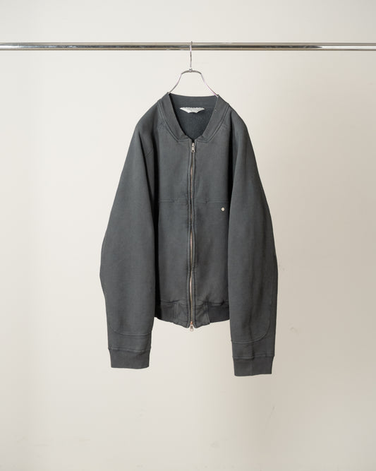 ANCELLM　FLEECE-LINED SWEAT VERSITY SHIRT