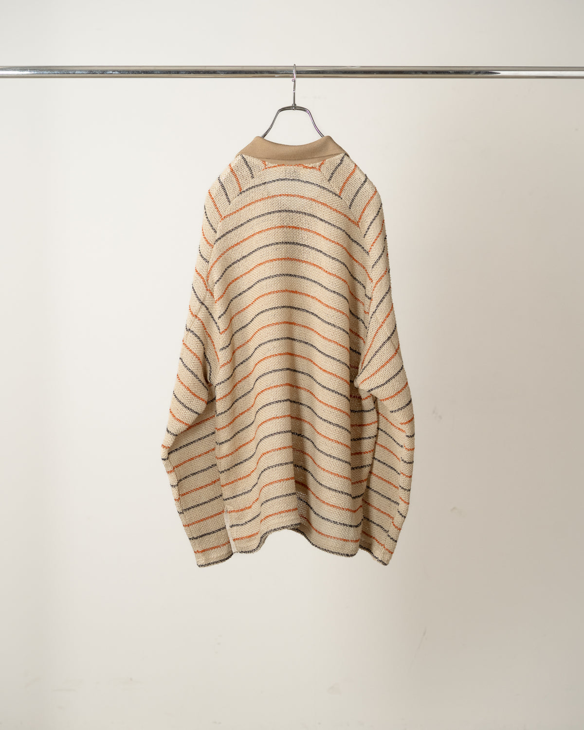 ANCELLM　CUT BORDER SKIPPER SHIRT