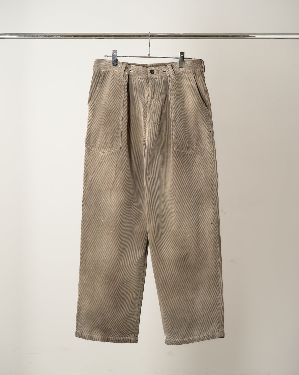 ANCELLM　AGING CORDUROY BAKER PANTS