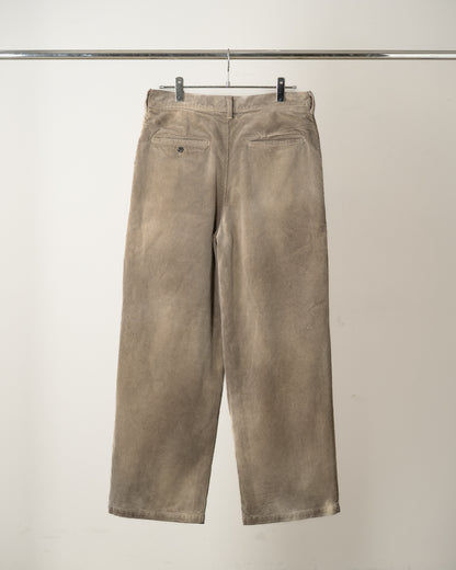 ANCELLM　AGING CORDUROY BAKER PANTS