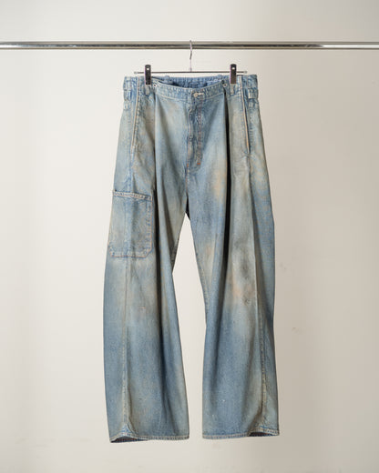 ANCELLM　DENIM PAINTER PANTS
