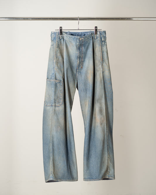 ANCELLM　DENIM PAINTER PANTS