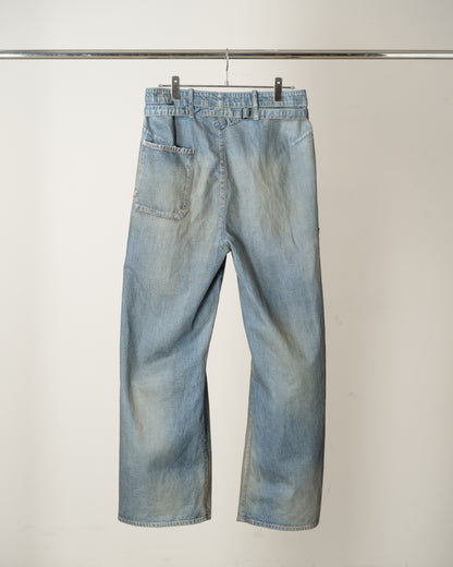 ANCELLM　DENIM PAINTER PANTS