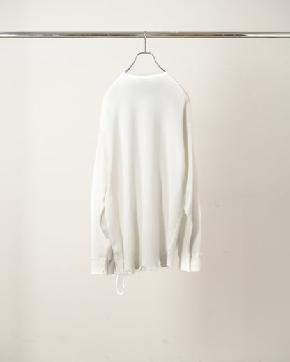 ANCELLM　DAMAGE WAFFLE CREW LS