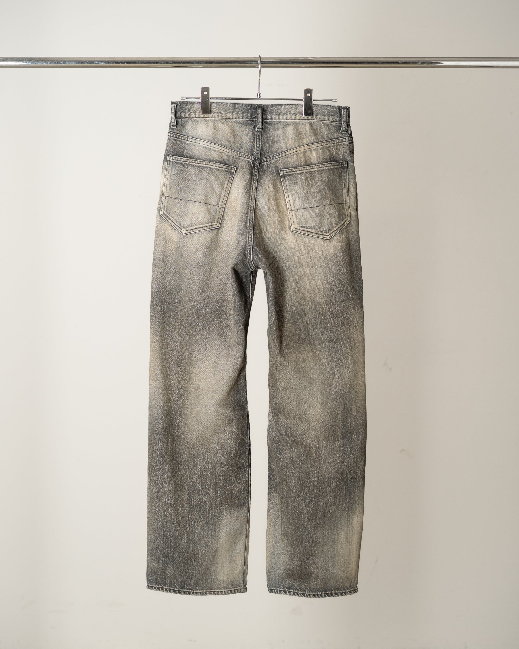 #08 MIDDLE STRAIGHT 5P DENIM PANT　SIZE1 ANCELLM #08 MIDDLE STRAIGHT 5P DENIM PANTS – KIKUNOBU