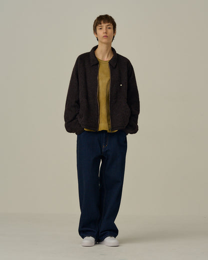 SHAGGY ZIP UP SHIRT