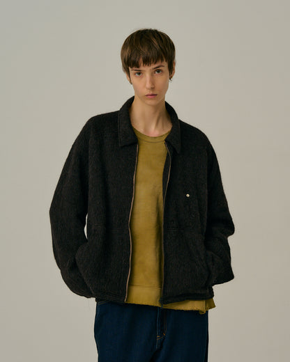 SHAGGY ZIP UP SHIRT