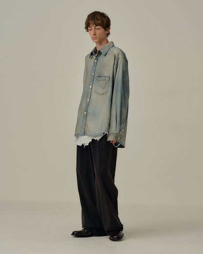DRAPE WIDE EASY CUT SLACKS