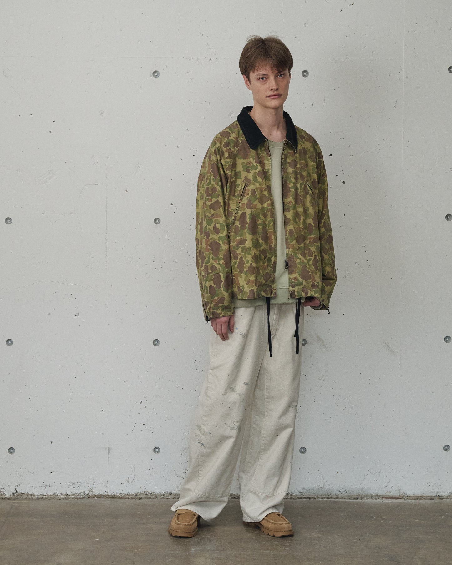 ANCELLM　CAMO ZIPUP JACKET