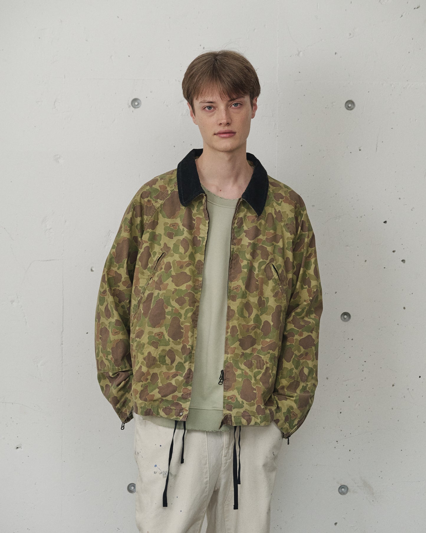 ANCELLM　CAMO ZIPUP JACKET