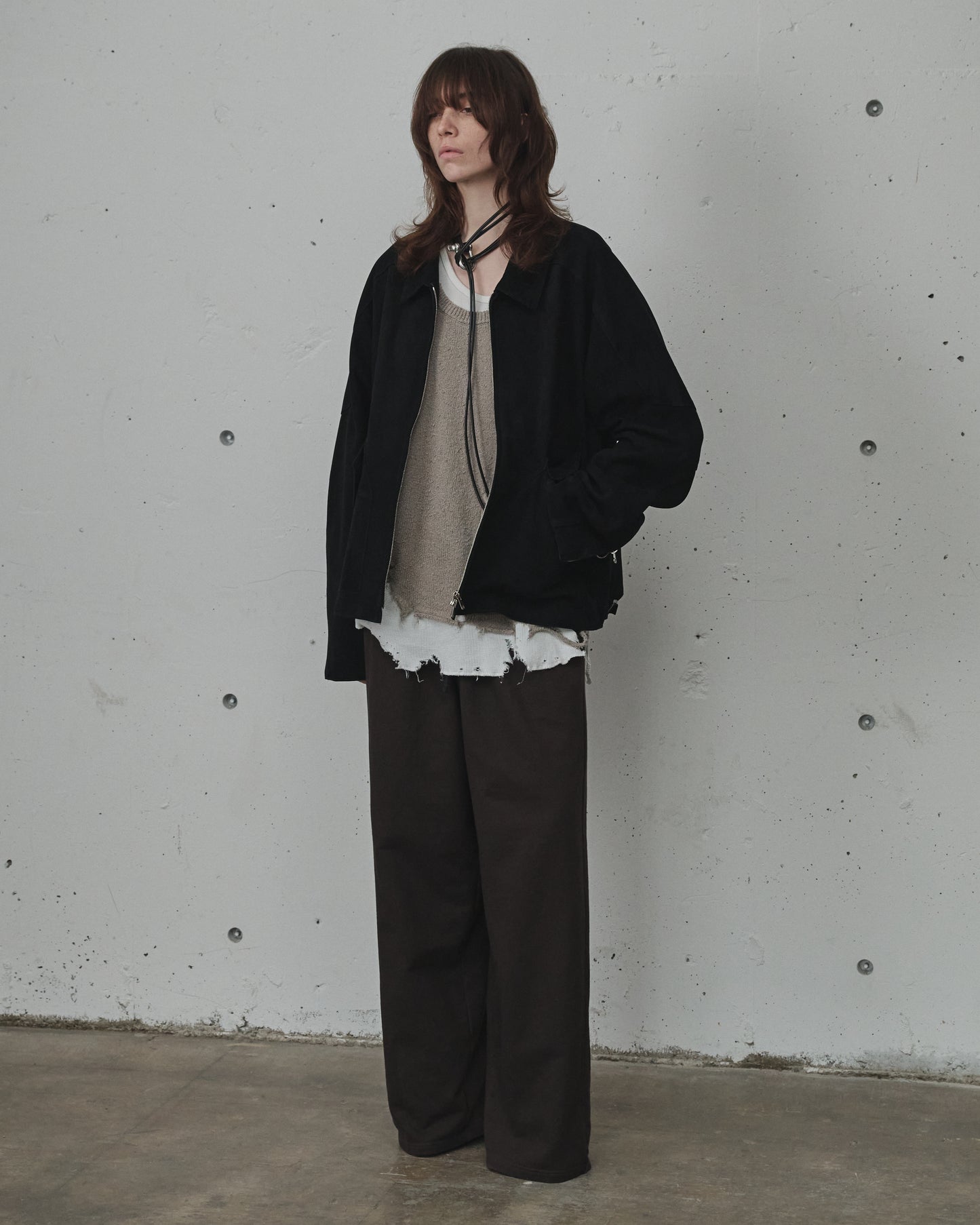 ANCELLM　GEEP LEATHER JACKET