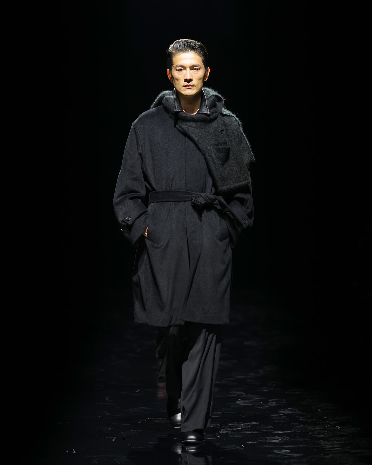 ANTHEM A　ANGOLA WOOL BALMACAN COAT