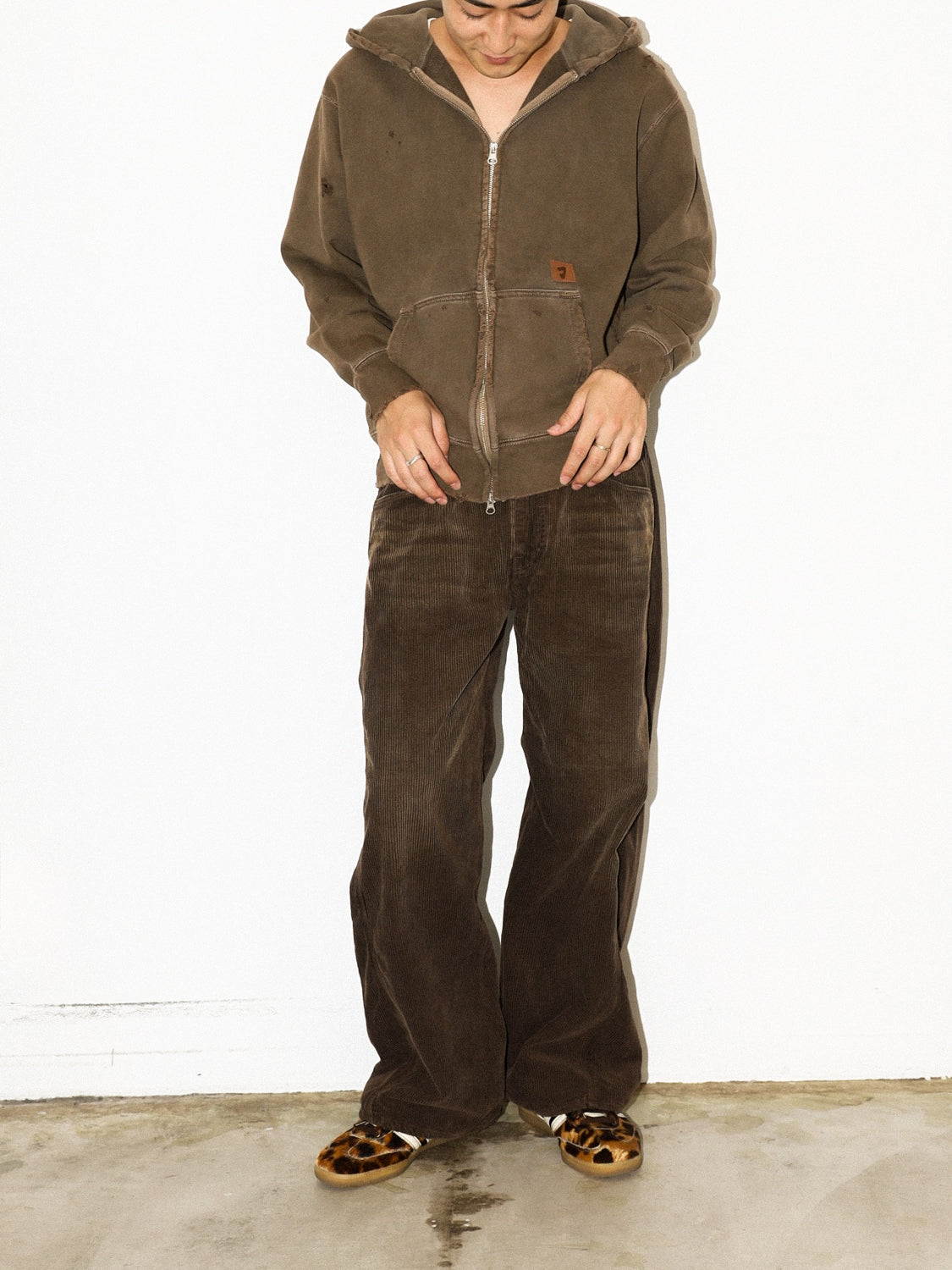 JIEDA VIRGINIA DAMAGE ZIP PARKA – KIKUNOBU