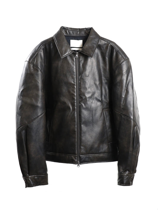 VEGAN LEATHER BLOUSON