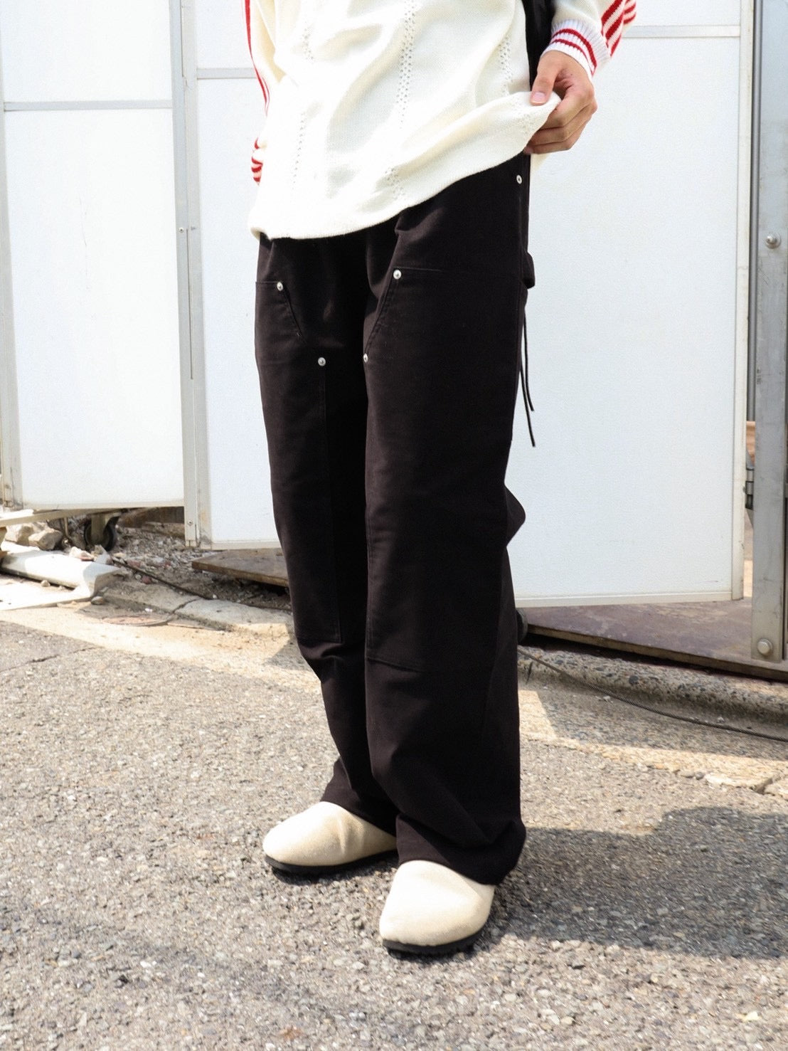BASICKS Double Knee Trousers – KIKUNOBU