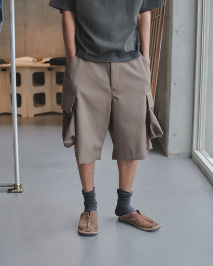 refomed　"KINCHAKU" WOOL TRUNKS