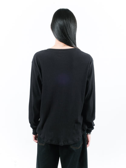 JIEDA　VINTAGE LIGHT RIB HENRY NECK L/S