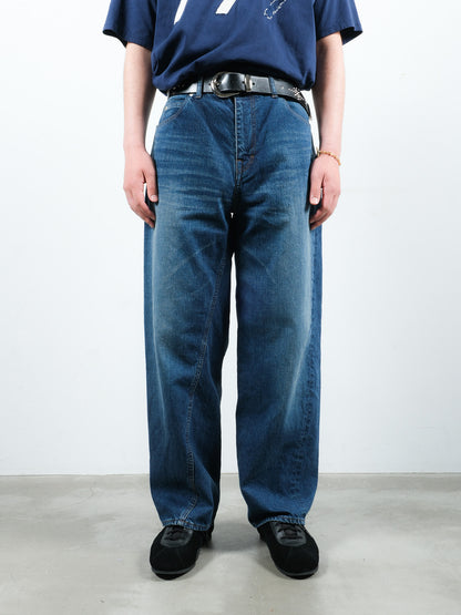 JIEDA　USED TWIST DENIM PANTS
