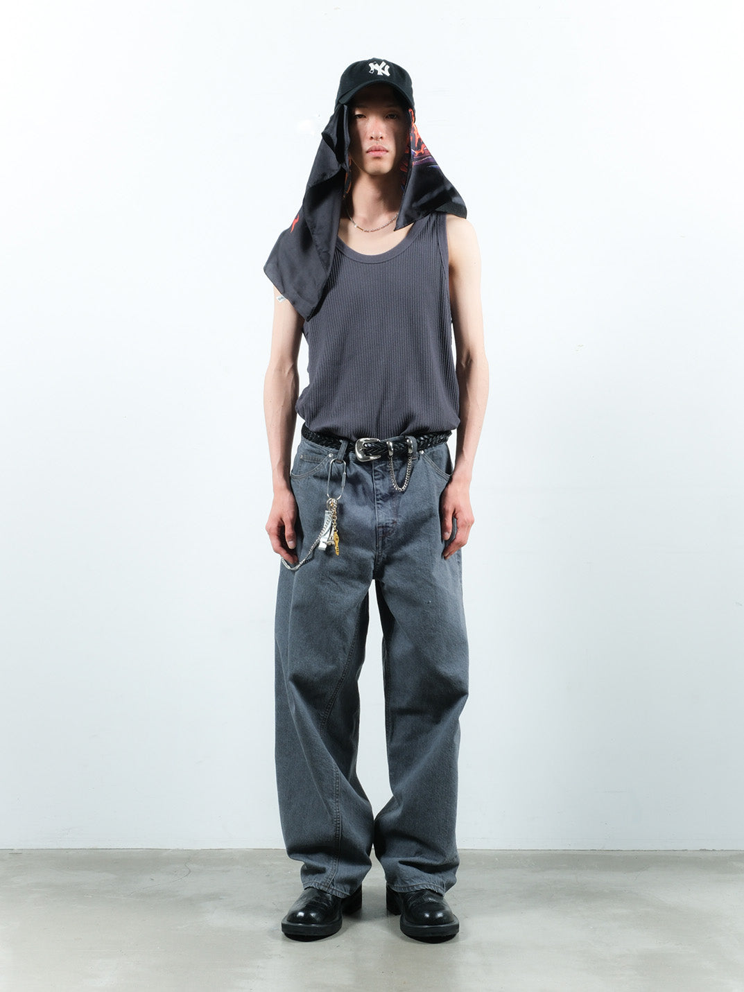 JIEDA USED TWIST DENIM PANTS – KIKUNOBU