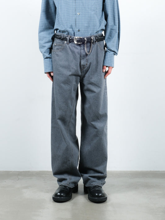 JIEDA　USED TWIST DENIM PANTS
