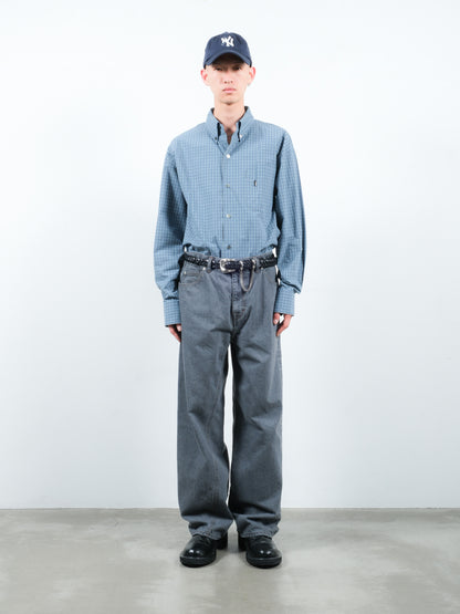 JIEDA　CHECK SWITCHING SHIRT