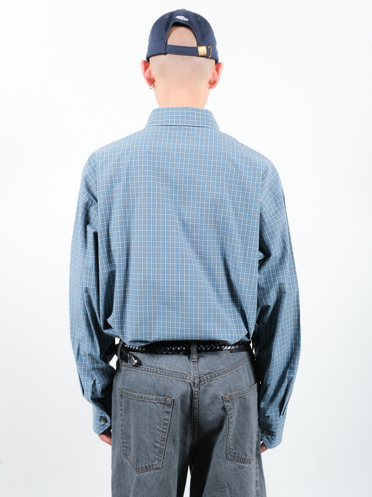 JIEDA　CHECK SWITCHING SHIRT