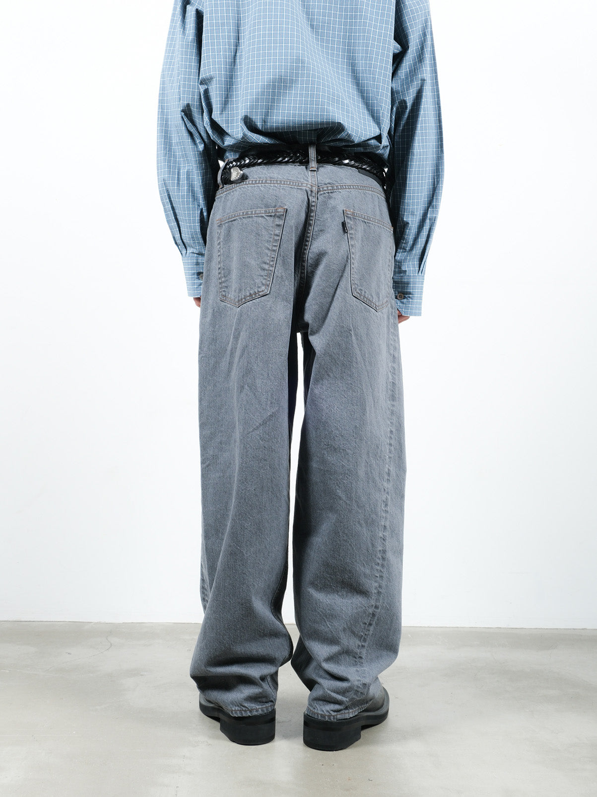 JIEDA　USED TWIST DENIM PANTS