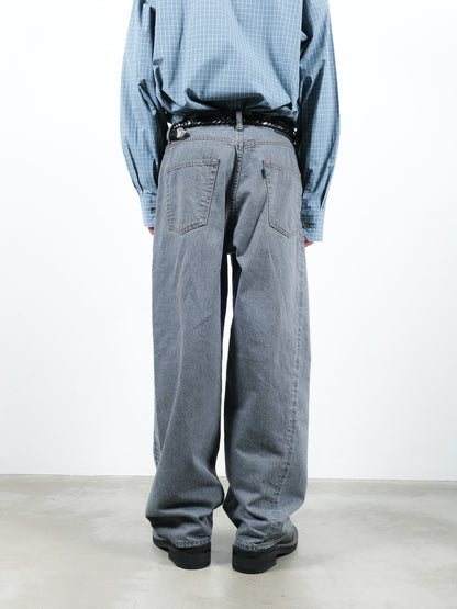 JIEDA　USED TWIST DENIM PANTS