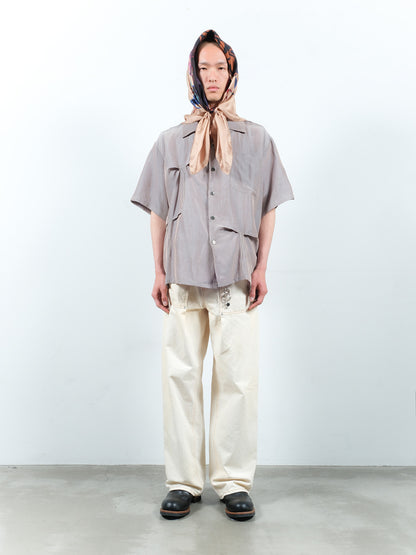 JIEDA　HAND STITCH OPEN COLLAR SHIRT S/S