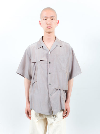 JIEDA　HAND STITCH OPEN COLLAR SHIRT S/S