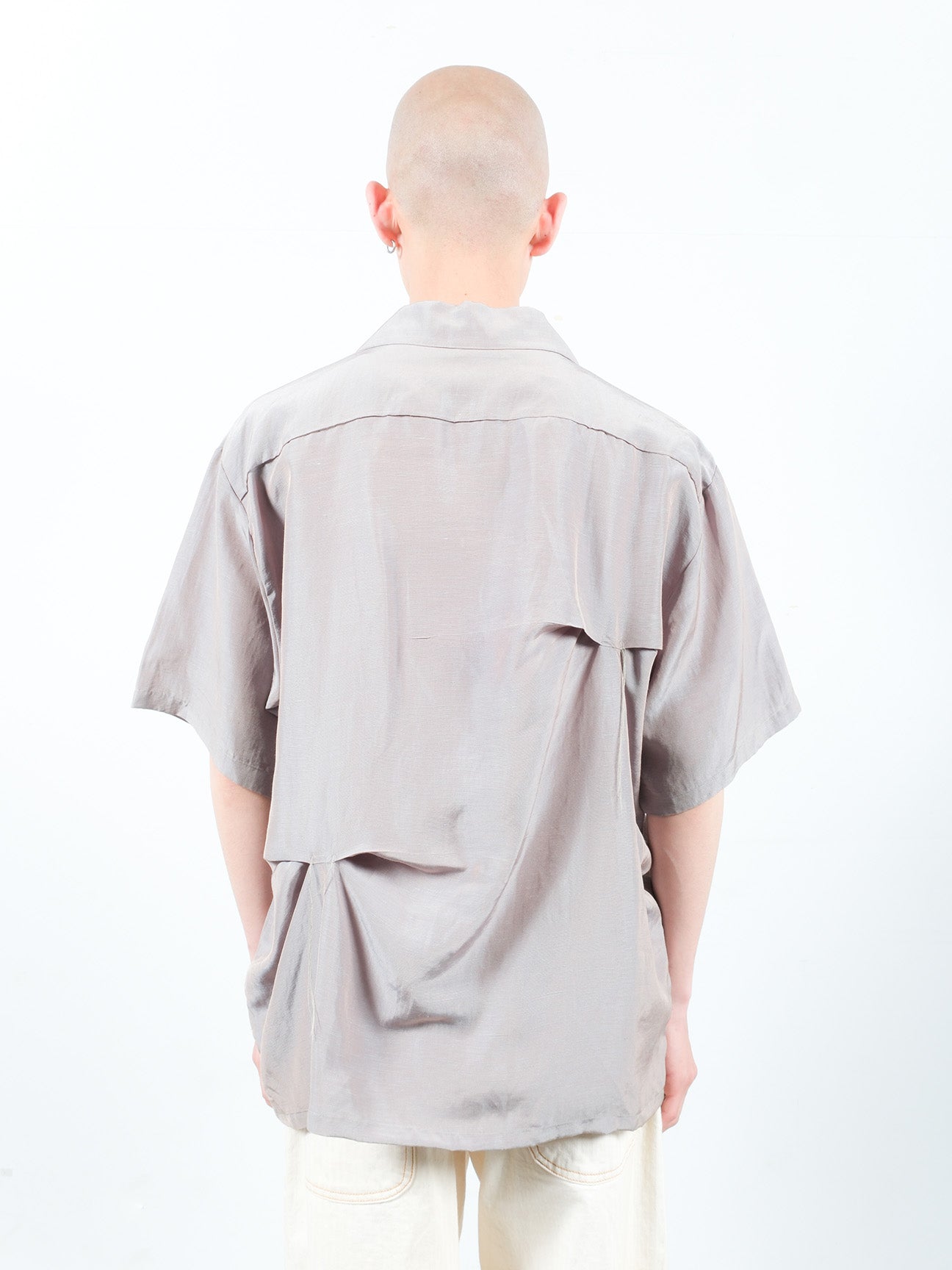 JIEDA　HAND STITCH OPEN COLLAR SHIRT S/S