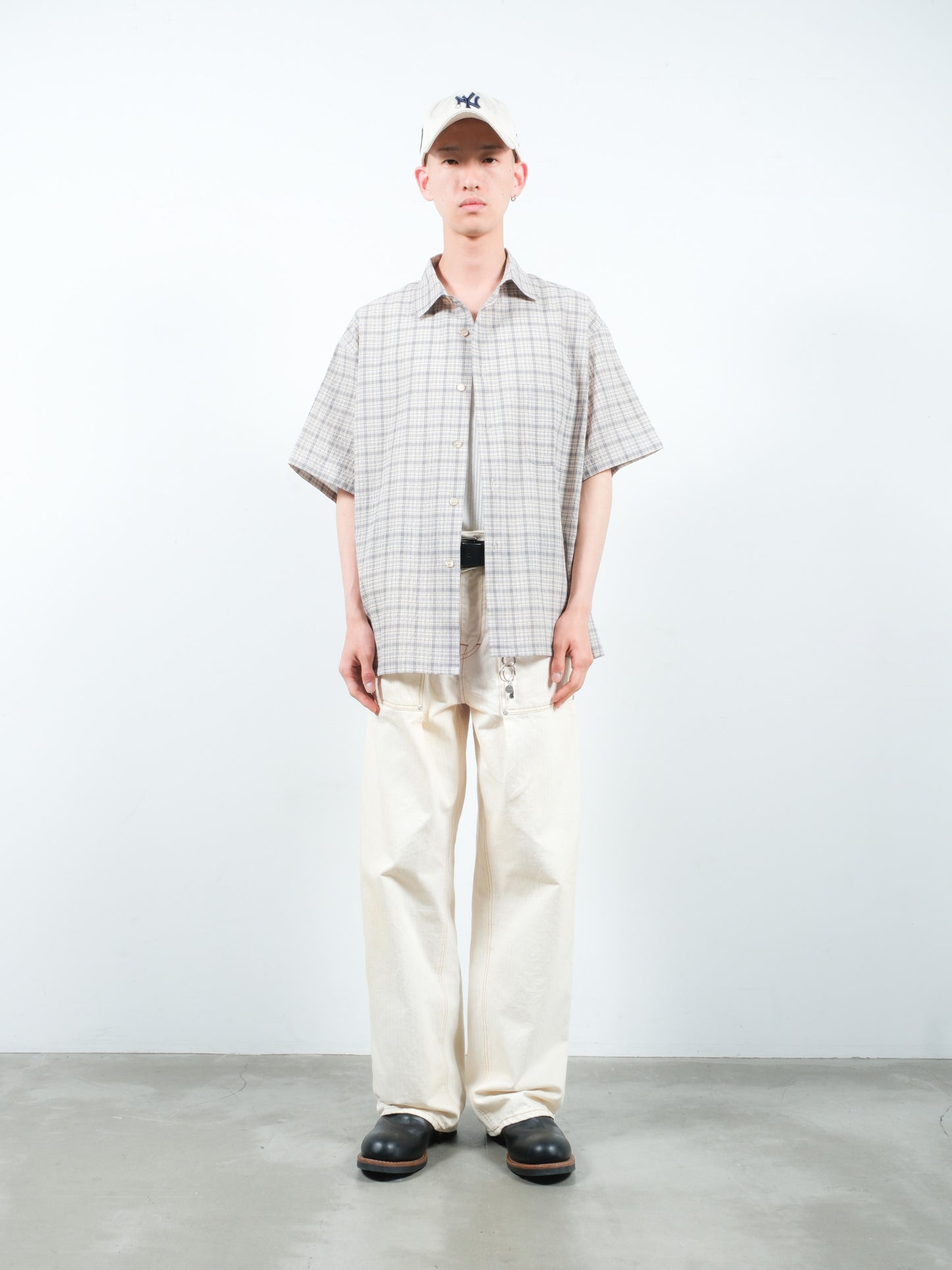 JIEDA　SEERSUCKER SHIRT S/S