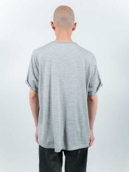 JIEDA　SLEEVE ROLL UP WOOL TEE