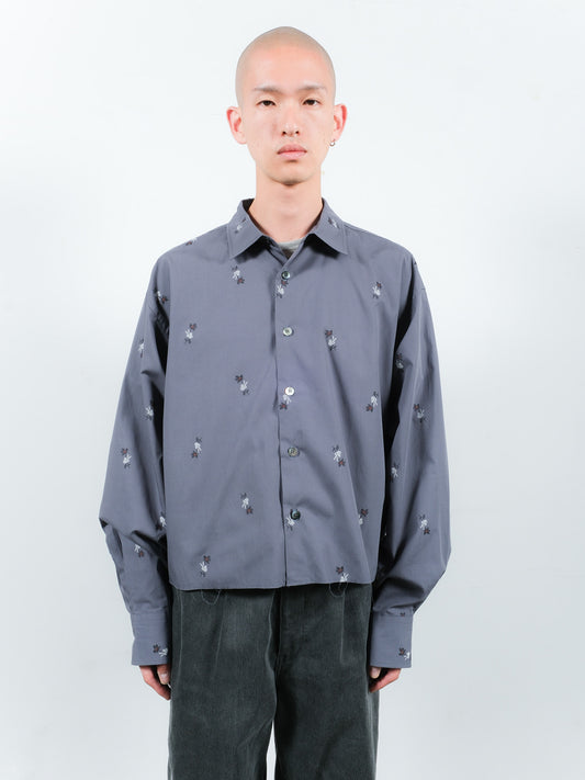 JIEDA　BONE FLOWER SHORT SHIRT