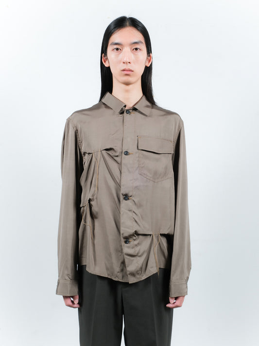 JIEDA　RAYON SILK SHIRT JACKET