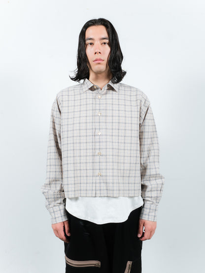 JIEDA　SEERSUCKER SHORT SHIRT
