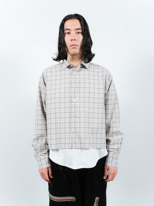 JIEDA　SEERSUCKER SHORT SHIRT