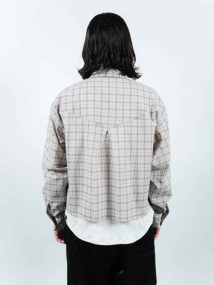 JIEDA　SEERSUCKER SHORT SHIRT