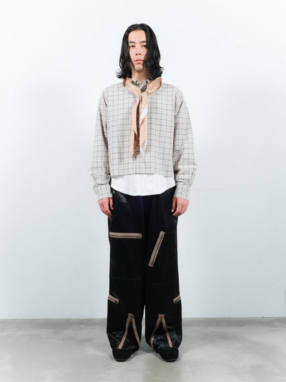 JIEDA　SEERSUCKER SHORT SHIRT