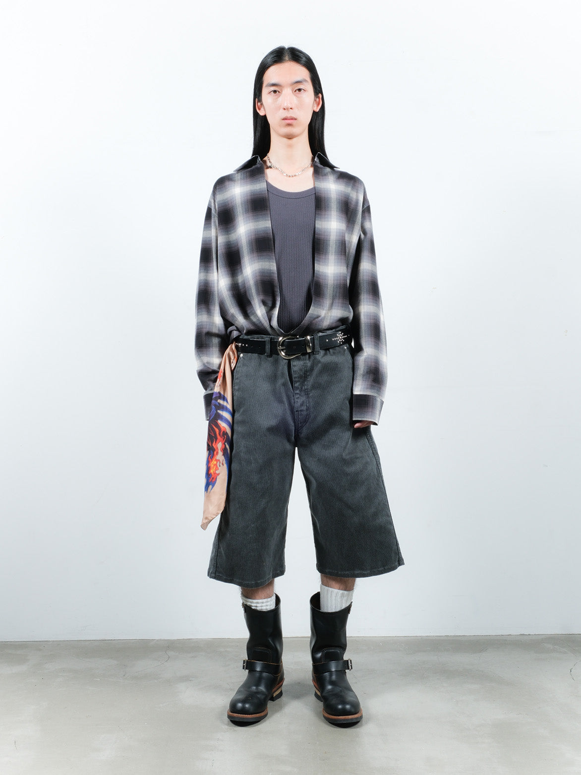 JIEDA CHECK SKIPPER SHIRT – KIKUNOBU