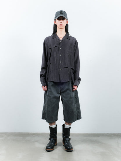 JIEDA　HAND STITCH OPEN COLLAR SHIRT