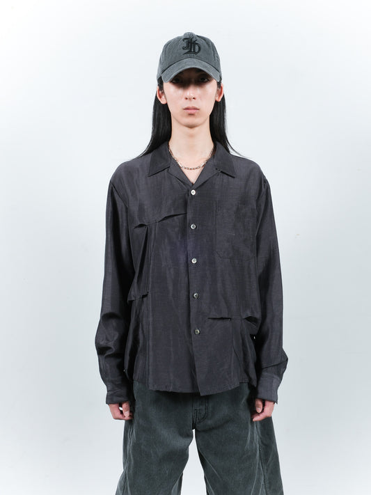 JIEDA　HAND STITCH OPEN COLLAR SHIRT