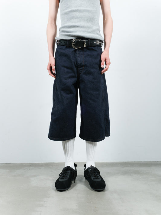 JIEDA　3D 3/4 DENIM PANTS