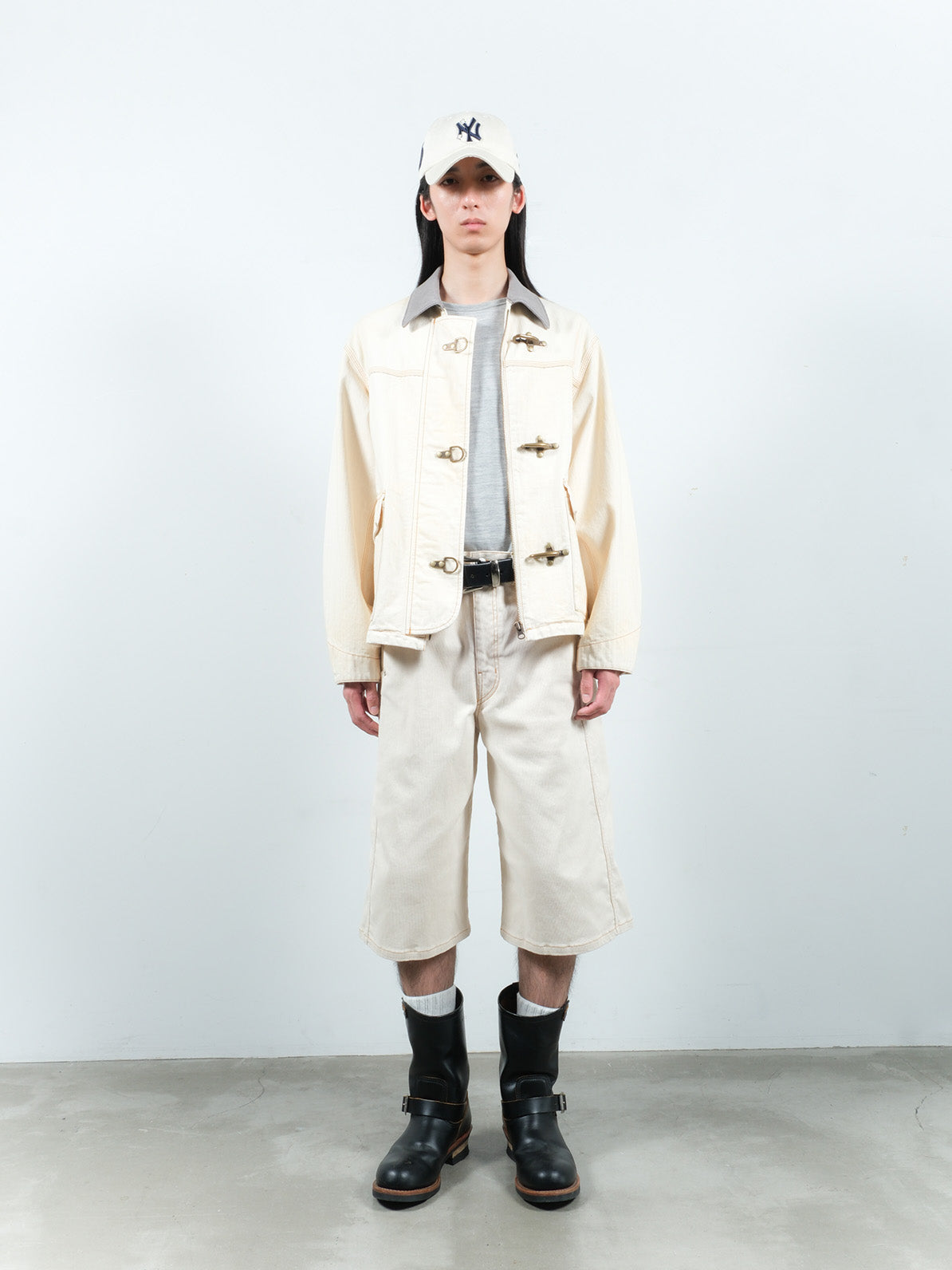 JIEDA　3D 3/4 FADE PIQUE PANTS