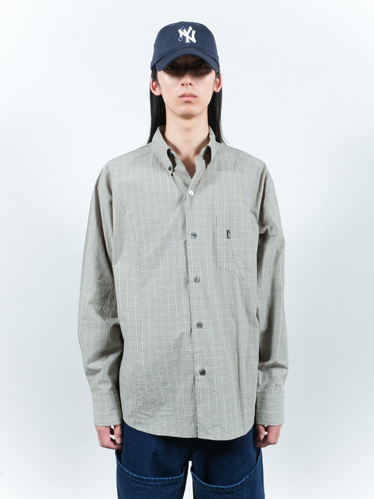 JIEDA　CHECK SWITCHING SHIRT