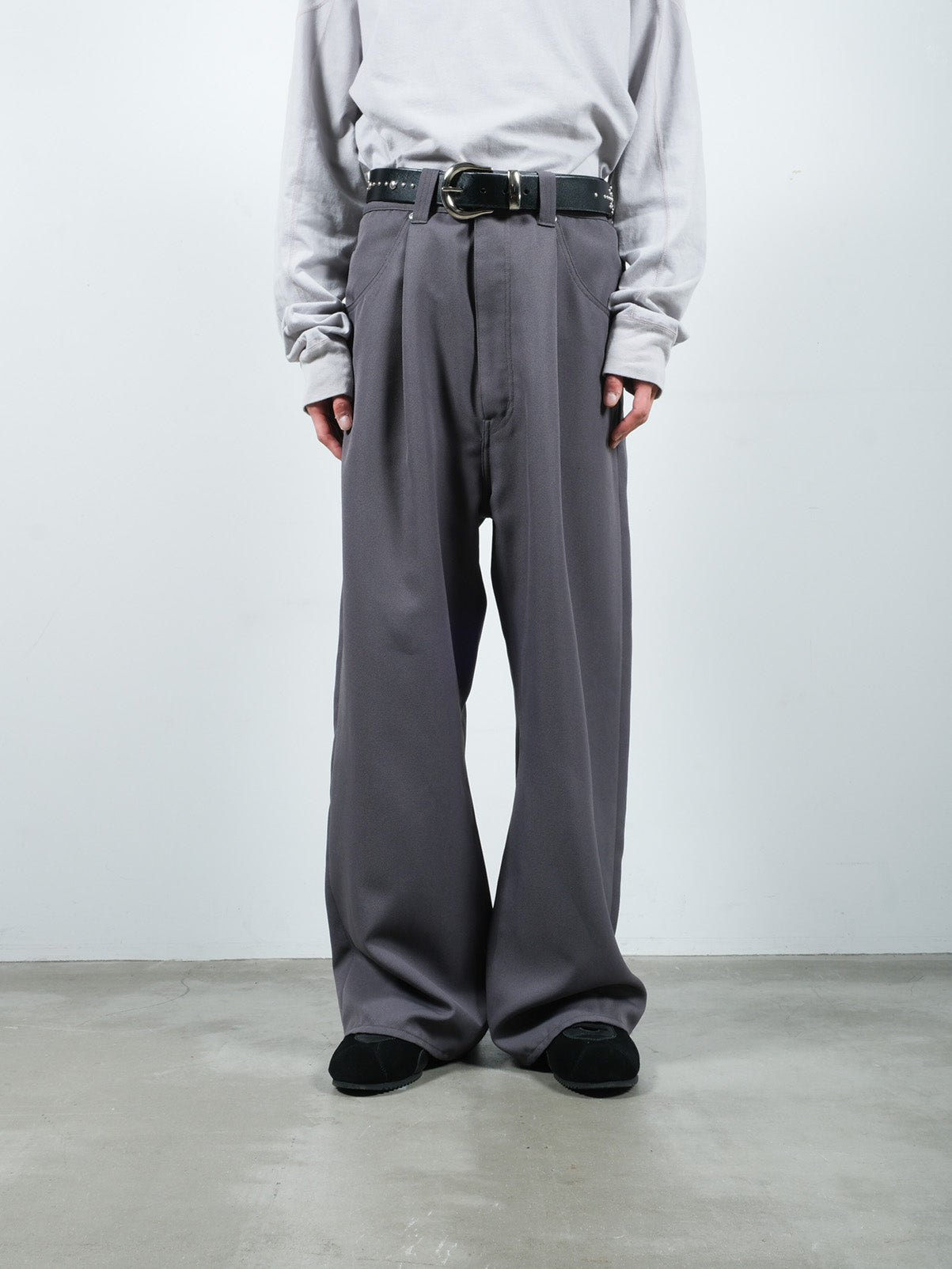 JIEDA　WIDE ONE TUCK STRAIGHT PANTS
