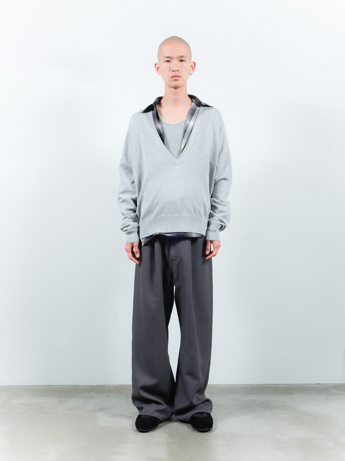 JIEDA　WIDE ONE TUCK STRAIGHT PANTS